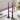 LED Shiny Dinner candle with varnish, 2 pieces (38 cm) Violet